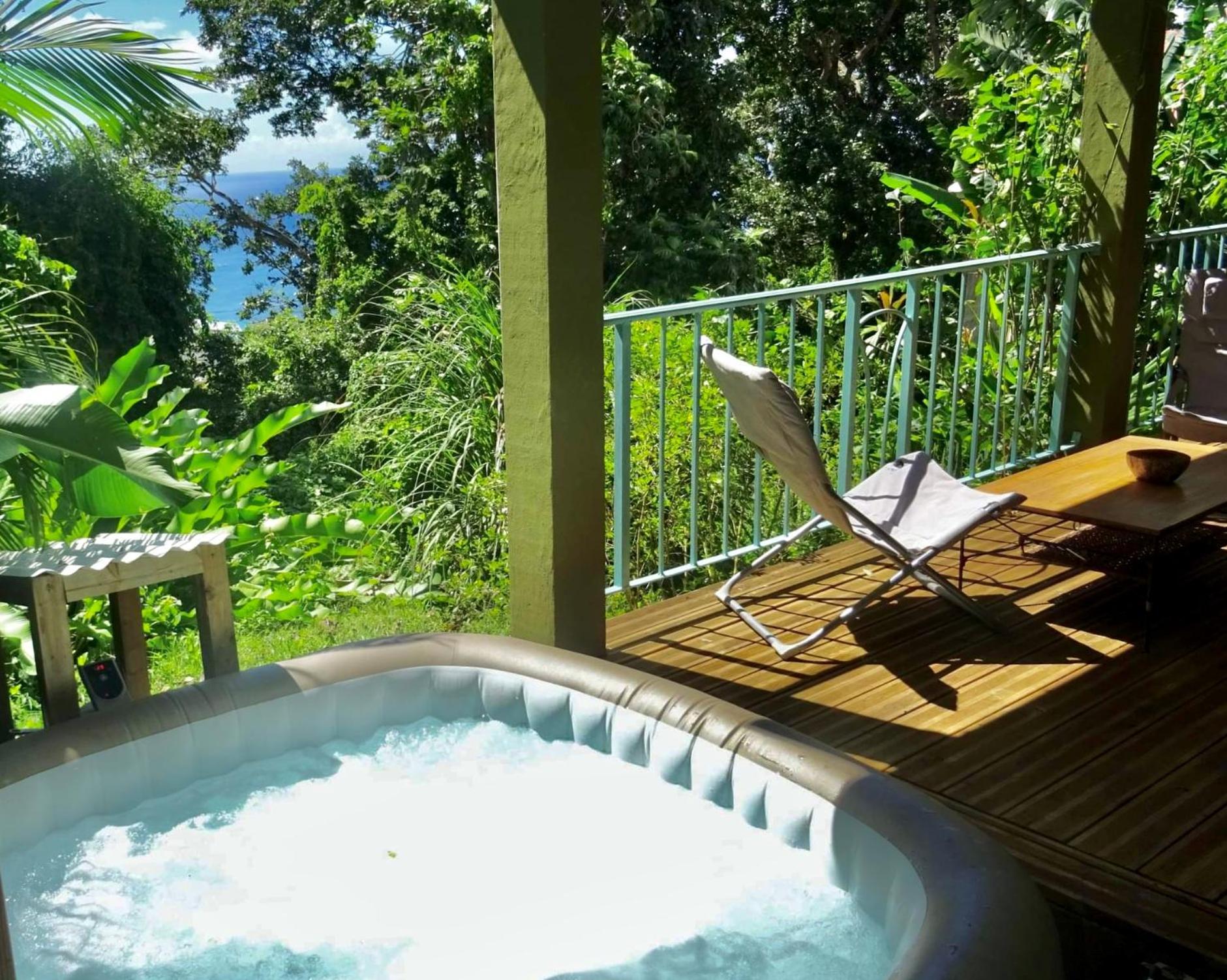 Bungalow Dourou Deshaies Bagian luar foto
