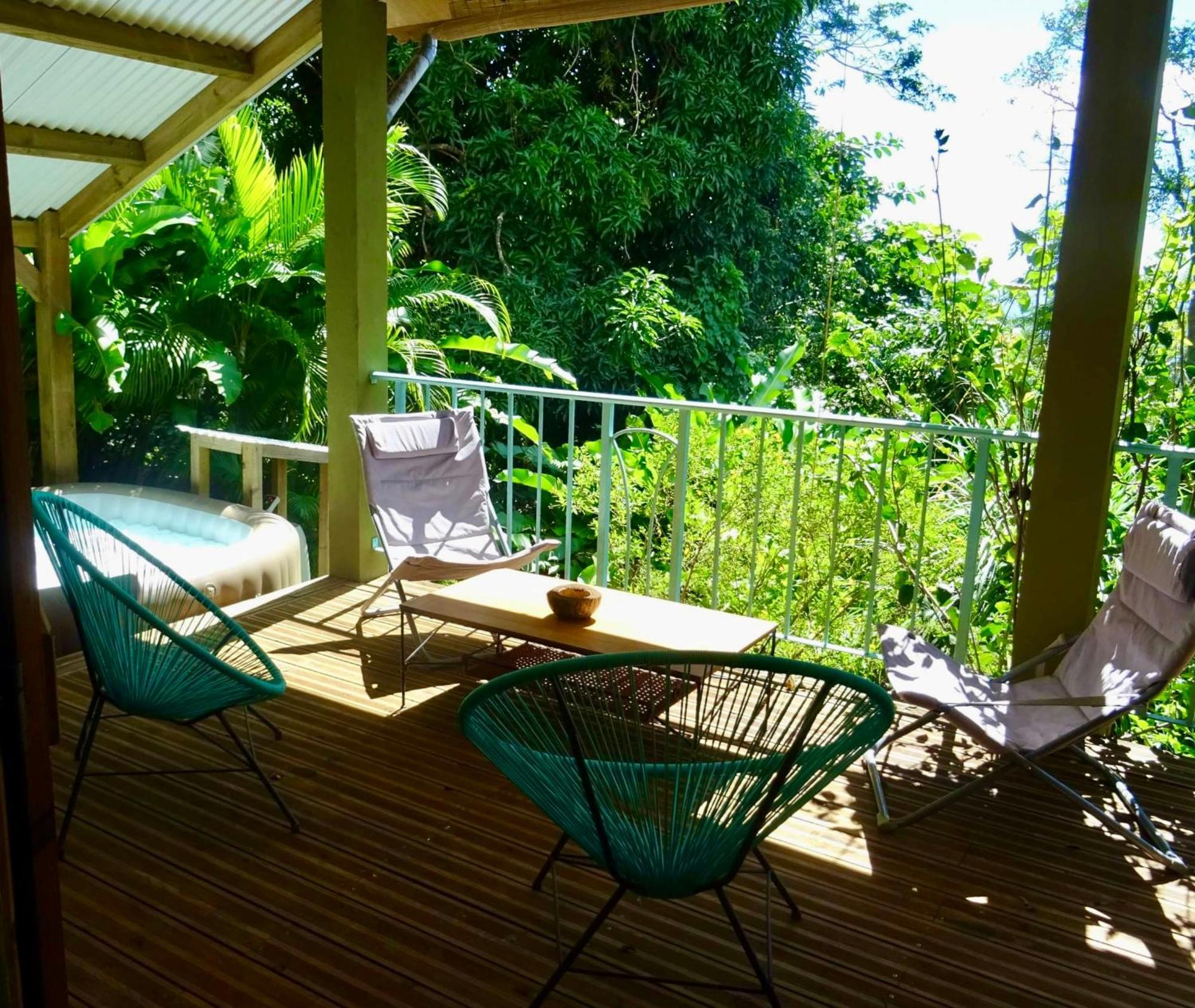 Bungalow Dourou Deshaies Bagian luar foto